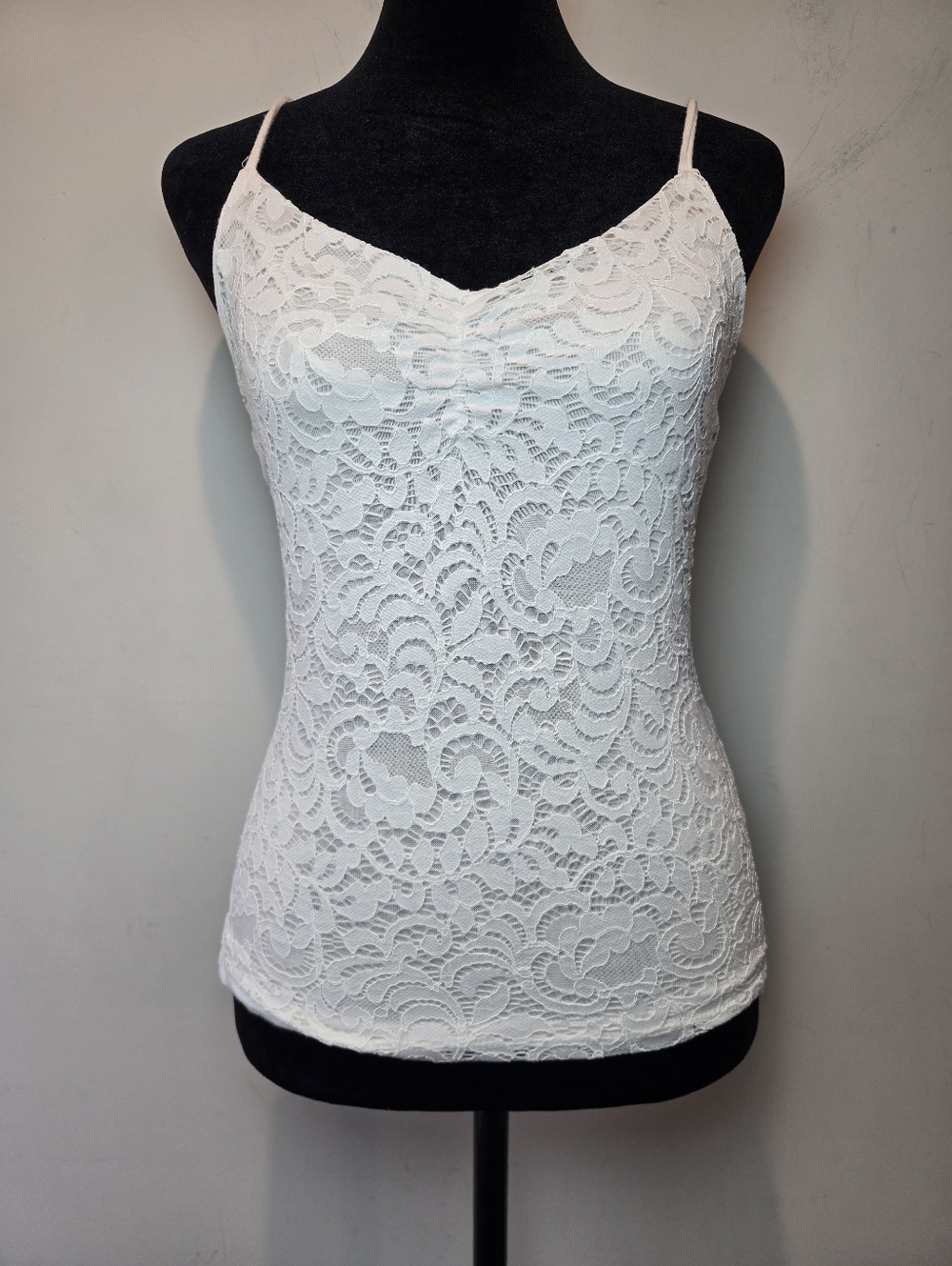 Hollister Cami Tank XS Women's Lace Y2k Spaghetti Strap 90s Summer Boho